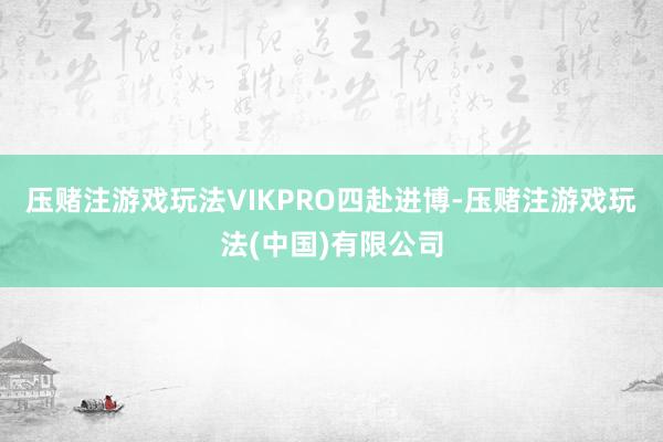 压赌注游戏玩法VIKPRO四赴进博-压赌注游戏玩法(中国)有限公司