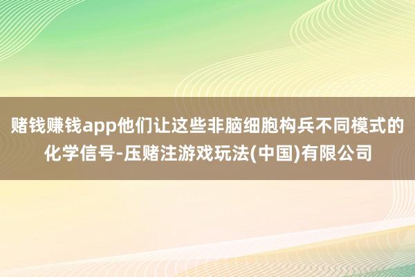 赌钱赚钱app他们让这些非脑细胞构兵不同模式的化学信号-压赌注游戏玩法(中国)有限公司