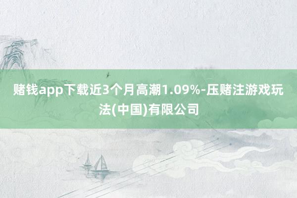 赌钱app下载近3个月高潮1.09%-压赌注游戏玩法(中国)有限公司